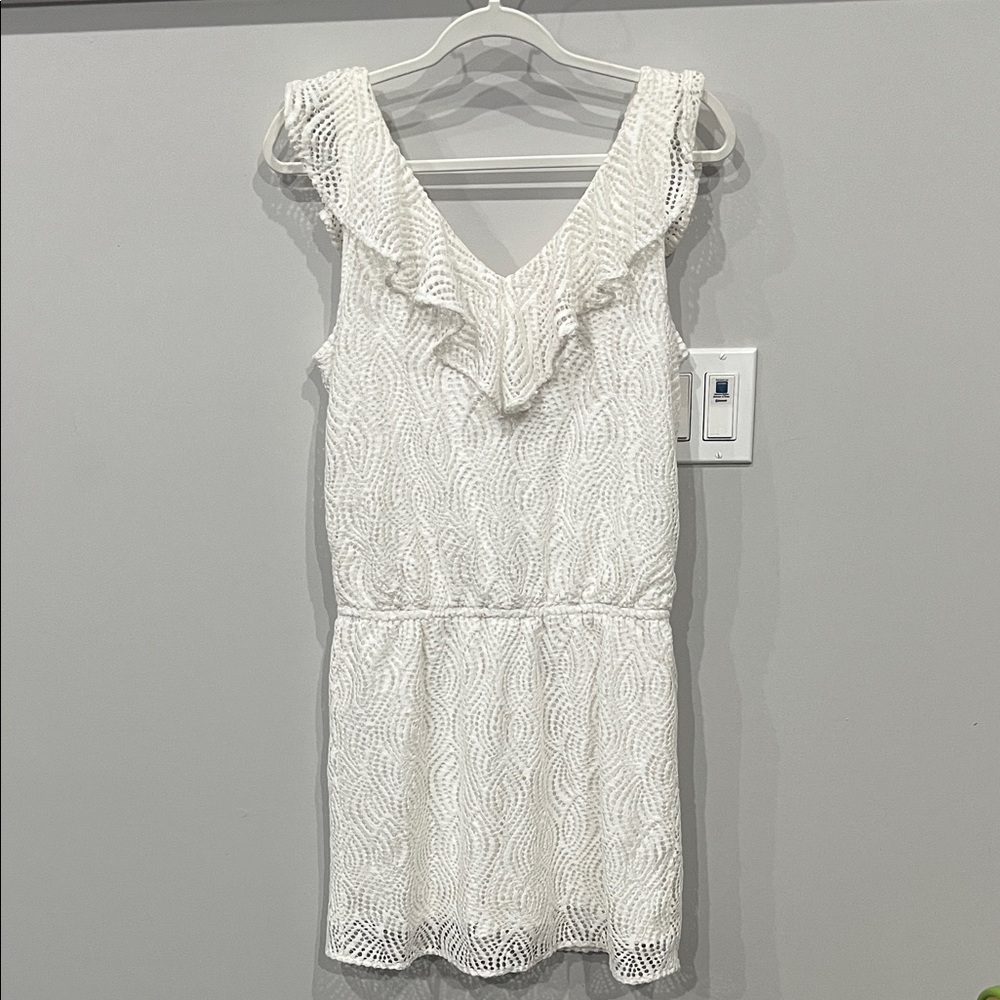 Lilly Pulitzer White Lace Mini Dress
